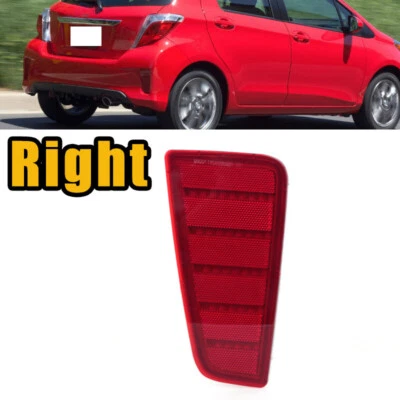 Right For Toyota Yaris 2012-2014 LE Rear Bar Lamp Reflector Rear Fog Lamp 1pcs - Image 1 of 4