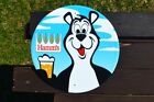 Hamms Brewing Co. Aluminum Sign - St. Paul, Minnesota - Sasha Bear - Beer - Tin