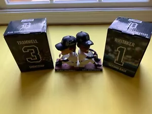 Detroit Tigers Lou Whitaker & Alan Trammell Bobbleheads Roar of 1984 AUTOGRAPH - Picture 1 of 2