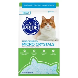 Cat's Pride Unscented Micro Crystal Cat Litter 6.5lb Bag - Picture 1 of 1