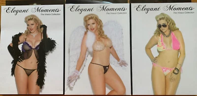 Lote de 3 sutiãs/tanga sexy plus size lingerie babydoll tingida de gravata espreita um boo G-String - Imagem 1 de 4