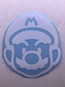 Calcomanía de vinilo troquelado Mario Face alta calidad para Nintendo Super NES - Imagen 1 de 3