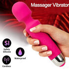 Vibrating Massage Wand Multi Speed Full Body Sports USB Rechargeable Waterproof
