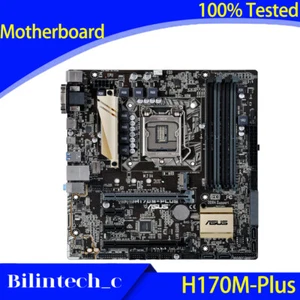 PARA ASUS H170M-Plus Placa Base Compatible con I5 6600K 32GB DDR4 1151PIN VGA+DVI+HDMI - Imagen 1 de 4