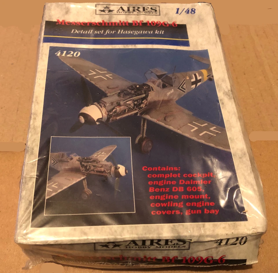 Aires 4120 Super Set de Détails pour Kit Bf 109G-6 1/48 Hasegawa - Photo 1/1