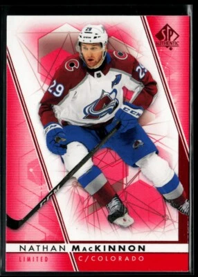 2022-23 SP Authentic Limited Red #29 Nathan MacKinnon - Image 1 of 2