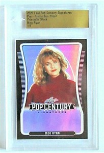 MEG RYAN - 2020 Leaf POP CENTURY pre production PROOF 1/1 Prismatic BLACK