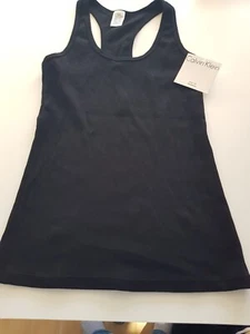 3 Tank Tops, dabei 2 Calvin Klein, teiweise neu, Herren, schwarz, Gr. M - Bild 1 von 3
