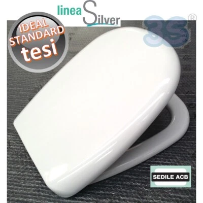 Sedile per wc TESI Ideal Standard in termoindurente avvolgente - ACB Ercos - Immagine 1 di 4