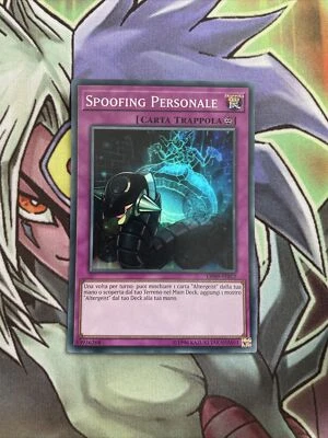 OP09-EN012 Personal Spoofing ITALIAN Super Rare UNL Edition NM Yugioh Card - Image 1 of 2