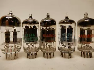 Vari Tubi Preamplificatore 12AX7 112/118 5814A 81/81 12AU7 95/100 6189W 90/90 7247 - Foto 1 di 2