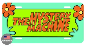 LICENSE PLATE MYSTERY MACHINE DURABLE ALUMINUM HIGH QUALITY FULL COLOR GLOSS 077 - Bild 1 von 4
