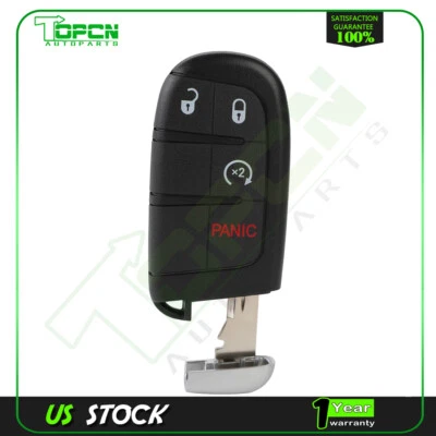 Llavero de coche con control remoto de entrada sin llave para Jeep Grand Cherokee 2014 2015-2019 Foto 1 de 4