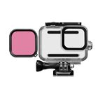 Red Lens Filter Protective Shell Diving Housing Cover For GoPro Hero 8 Black