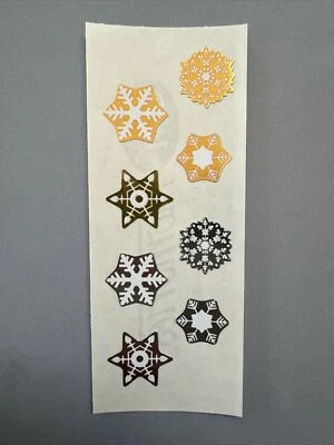 Pegatinas Creative Memories | ESTRELLAS DE NAVIDAD COPO DE NIEVE | Grossman retirado 98 Foto 1 de 2
