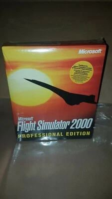 Microsoft Flight Simulator 2000 Professional Edition Software (Win95/98) Big box - Image 1 of 4