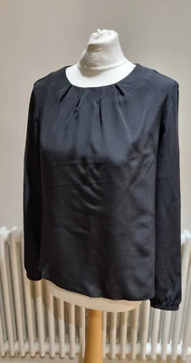 Steven Alan Women's Black 100% Silk Blouse S - Image 1 of 4