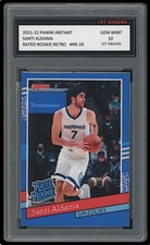 SANTI ALDAMA 2021-22 PANINI INSTANT RATED RETRO 1ST GRADED 10 ROOKIE CARD RC