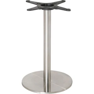 BOLERO STAINLESS STEEL ROUND TABLE BASE U552 - Picture 1 of 5