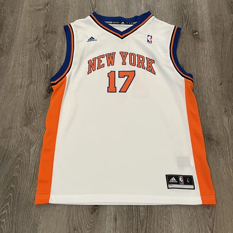 Youth Jeremy Lin New York Knicks Adidas NBA Jersey Size Youth Large Cover