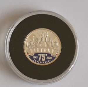 SOLOMON ISLANDS rare WW2 BATTLE OF BRITAIN SILVER $1 ONE DOLLAR SILVER coin UNC - Picture 1 of 2