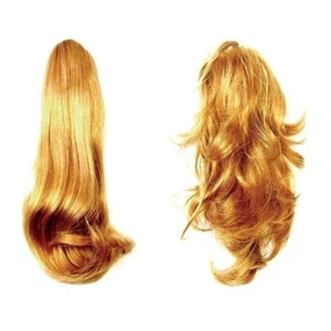 Pro Impressions Hair Piece Light Auburn Blonde No.144-Clip in Extension Ponytail - Picture 1 of 1