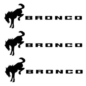 Bronco Decal Ford Bronco Sasquatch Sticker Off Road Truck - Any Size - Picture 1 of 1