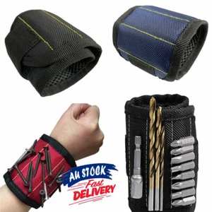 Magnetic Wrist Band Holder Bolts Screws Belt Magnet Strap Tool Nuts Nails - Picture 1 of 14