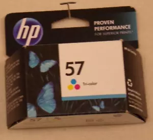 HP Tri-Color Ink Cartridge #57 C6657AN EXPIRED New Old Stock Sealed - Picture 1 of 2