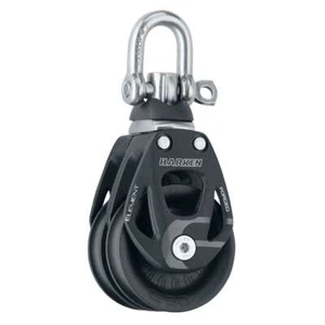Harken 60mm Double Aluminum Element Block w/Swivel - Picture 1 of 1
