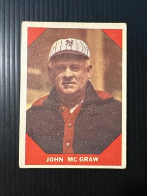 1960 FLEER #66 JOHN McGRAW NEW YORK GIANTS VG-EX *Hot Corner Vintage* - Image 1 of 2