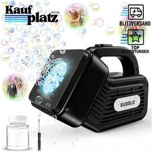 PANACARE Tragbare Kinder Seifenblasenmaschine, Automatische Seifenblasenmasch... - Bild 1 von 12