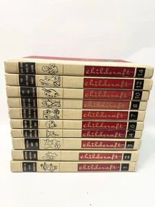 Vintage 1961 Edition Childcraft Book Lot Hardcover Collectible Incomplete - Picture 1 of 5