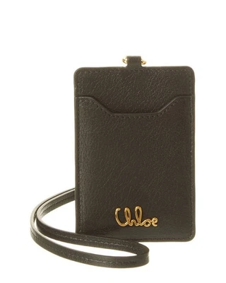 Chloé Iconic Leather Pass Holder Women's Black - image 1 of 4