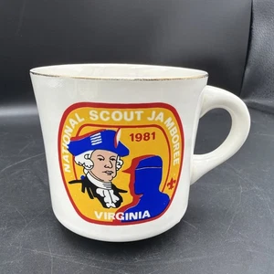 Vintage Boy Scouts of America Keramiktasse, National Scout Jamboree 1981 Virginia - Bild 1 von 11