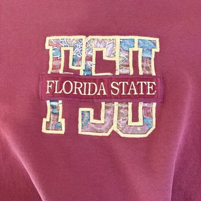 Florida State Seminoles Sweatshirt Mens XL Red Vintage 90s Embroidered FSU - Image 1 of 4