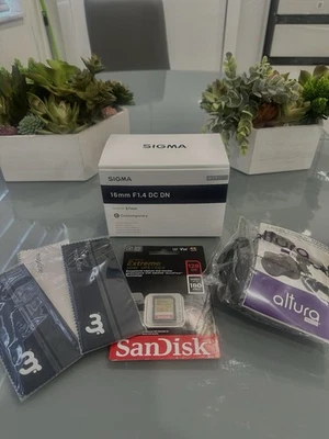 Sigma 16mm f/1.4 DC DN Contemporary Lens for Sony E - Image 1 of 4