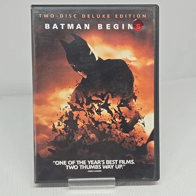 Batman Begins DVD Region 1 Christian Bale Gary Oldman Liam Neeson Michael Caine - Image 1 of 3