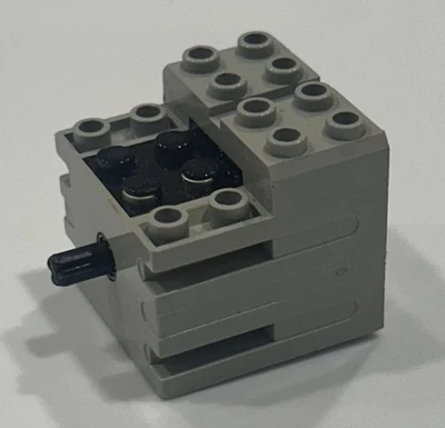 Lego Mindstorms Old Light Gray Electric 9V Mini-Motor 71427 Technic - Tested - Image 1 of 3