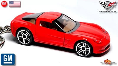 🎁🚦🏁🆕 HTF RARE KEY CHAIN RED CHEVY CORVETTE C6 CUSTOM Ltd Ed.💕GREAT GIFT💕🎁 - Image 1 of 4
