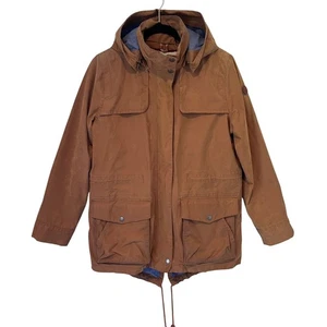 Timberland Damen Waterproof DryVent Sherpa Lined Hooded Parka Brown Size Large - Bild 1 von 17
