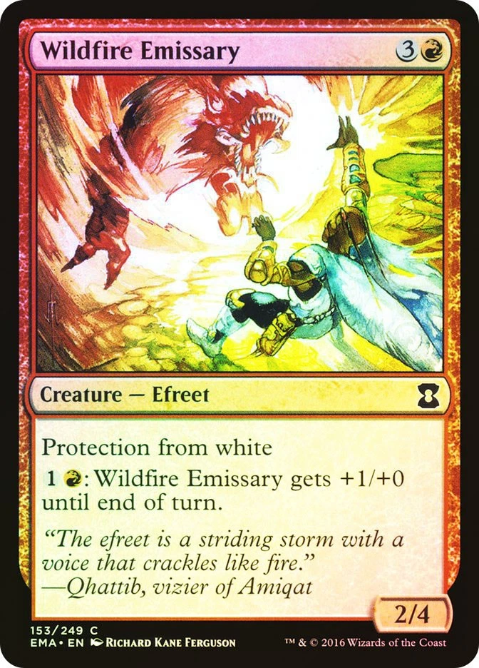 MTG FOIL Wildfire Emissary  - Eternal Masters #153 - Image 1 of 1