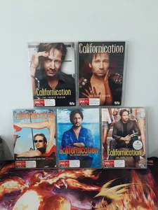 Californication DVD Season 1-5 🍿 David Duchovny Region 4 Rated MA15+ - Picture 1 of 11
