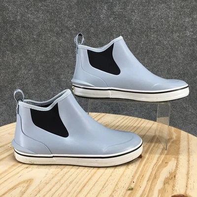 Hush Puppies Botas Mujer 8 Impermeables Sin Cordones Lluvia Botín HW06730-427 Azul Foto 1 de 4