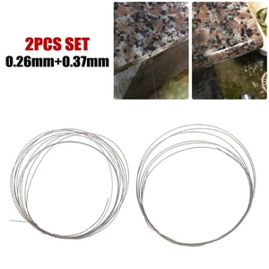 Precise Diamond Cutting Wire Saw Blades for Crystal Ceramic and Glass 2pcs - Picture 1 of 12