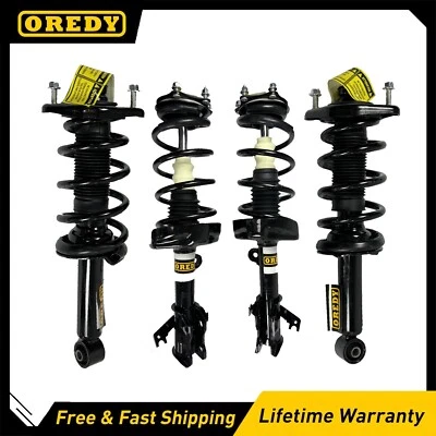 4PCs Front & Rear Struts for Honda CRV CR-V 2012 2013 2014 w/ Coil Springs Kit Foto 1 de 4