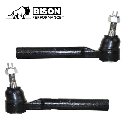 Juego de 2 extremos de varilla de amarre de dirección exterior derecha y derecha Bison Performance para Hummer H3 Foto 1 de 2