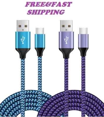 FiveBox 2Pack 6ft Fast Charging Cable Charger for iPhone 16e, 16, 16 Pro... - Image 1 of 4