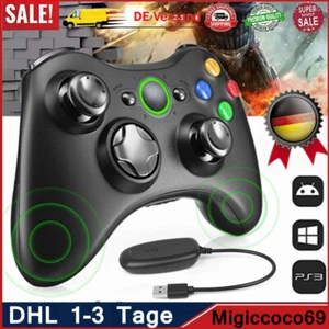 Xbox 360 Wireless Controller, Game mit Verbessertes ergonomisches PC Gamepad NEU - Bild 1 von 16