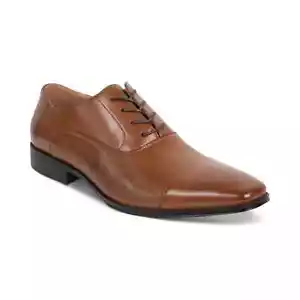 Kenneth Cole Reaction KEVIN LACE UP MEN'S SHOES COLOR COGNAC SIZE 7 NIB - Picture 1 of 4